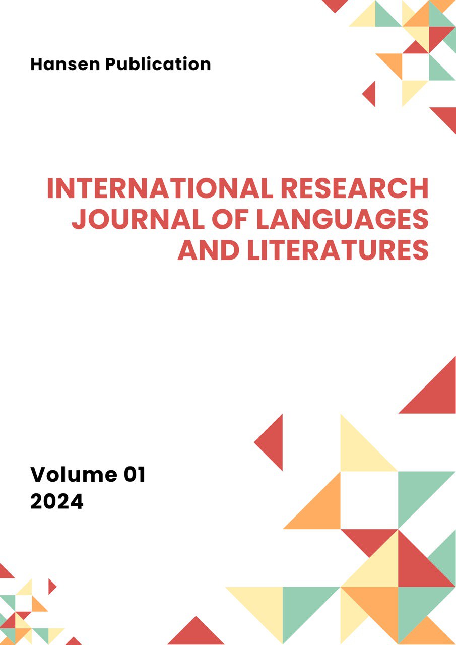 International Research Journal of Languages and Literatures